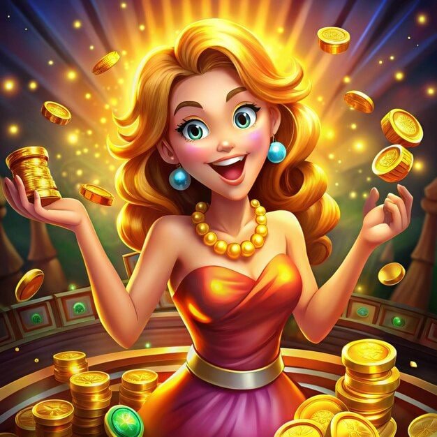 Ilustrasi bermain slot online dan sportsbook di perangkat mobile